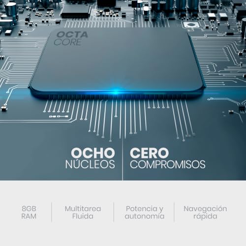 Compaq Tablet QTab Plus LTE 11 Pulgadas, Android 16, 8GB RAM 128GB ROM, 4G LTE, Procesador Octacore MT8781, Cámara 16MP, Batería 8000mAh, WiFi, Color Negro