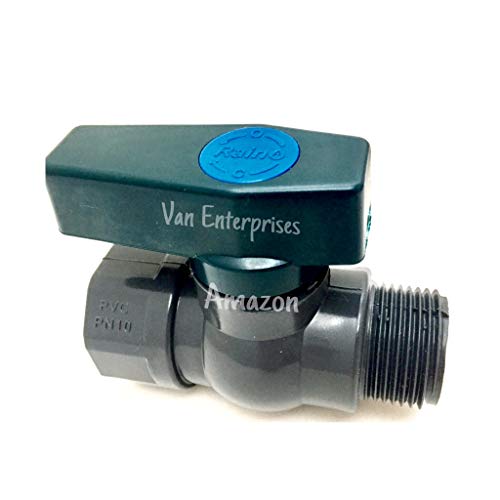 3/4" PVC Ball Valve Garden Faucet Spigot Hose Bibb (3/4 Male/Female Pipe Thread) For Rain Barrels, Water Tanks, Aquariums - Thumbnail 4