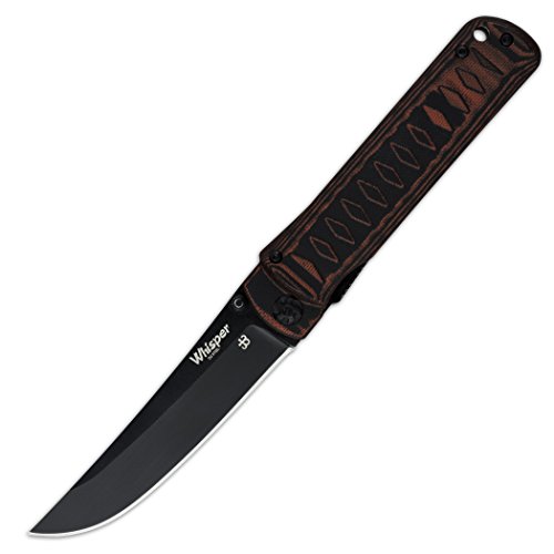 Kizlyar kk0118 whisper d2 bti knife, red/black