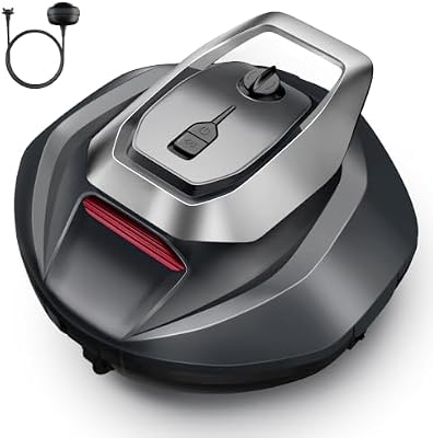 Robot Piscine Pooleco 10, Aspirateur Piscine sans Fil 90min et 2,5 litres, Auto-Parking, Entretien Facile, pour Toutes Les Formes et Surfaces de Piscines Hors Sol et Enterrées Jusqu’à 80㎡