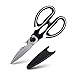 Heavy Duty Kitchen Shears, Ultra Sharp Stainless Steel Multi-Purpose Kitchen Scissors with Cover for Chicken, Fish, Poultry, Vegetables and BBQ