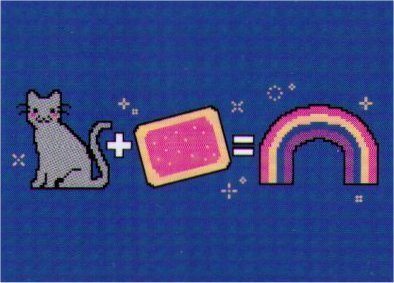 Cat Pop Tart Rainbow Magnet SM4757