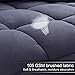WARM HARBOR All Season Down Alternative Quilted Full/Queen Comforter Warm Duvet Insert Winter - Luxury Hotel Collection Premium Lightweight (Queen, Grey) â€¦