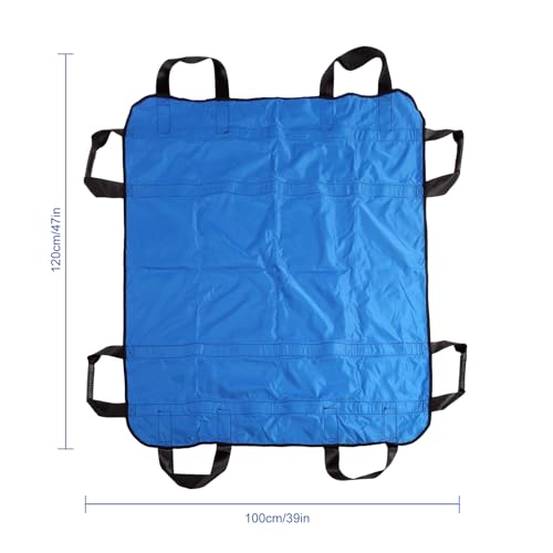 Toketa Manta de Traslado Reutilizable, Colchón de Posicionamiento Impermeable con Ocho Asas Reforzadas, Rotar y Girar al Paciente, lo Que la Hace Muy Adecuada para Cuidar a los Miembros de la Familia