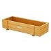 Yosoo- Wooden Plant Seeds Box, Indoor Outdoor Windowsill Kitchen Garden Herb/Flower Planter Trough (3Pcs) primary