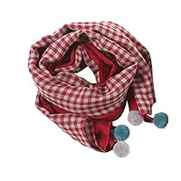 Tusong Winter Warmer Unisex Baby Kids Toddler Shawl Scarf(Red)