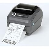 Zebra GK420d Direct Thermal Printer. 203dpi 8 dot, Print Width 104mm, USB/Serial/Parallel connectivity, ZPL ZPL II, Power Supply with UK/European Cords with USB Cable.