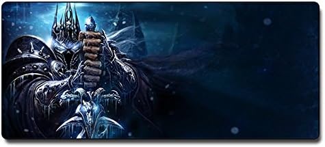 No Peculiar smell Extended Non-Slip Waterproof Rubber Base 3mm Thick Gaming Mouse Pad (DeathKnight)