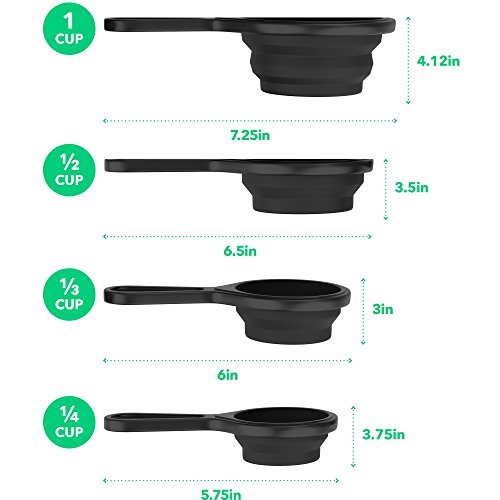 Vremi 15 Piece Kitchen Gadgets Set - 5 pc Cooking Utensils 4 pc Measuring Cups with Whisk Can Opener Pizza Cutter Cheese… 7 Vremi 15 Piece Kitchen Gadgets Set - 5 pc Cooking Utensils 4 pc Measuring Cups with Whisk Can Opener Pizza Cutter Cheese… - Image 8