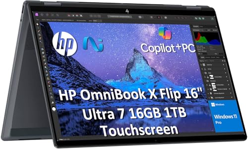 2025 HP OmniBook X Flip (Next Gen Envy x360) 2-in-1 Touchscreen Laptop (16