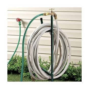 Amazon.com : Hose Stand W/ Spigot Brass Faucet Extender 6 Foot Hose ...