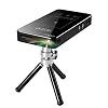 Mini-beamer, draagbare 1080P HD video DLP-projector met Android 7.1, touchpad, WiFi, Auto Keystone-correctie, HDMI…