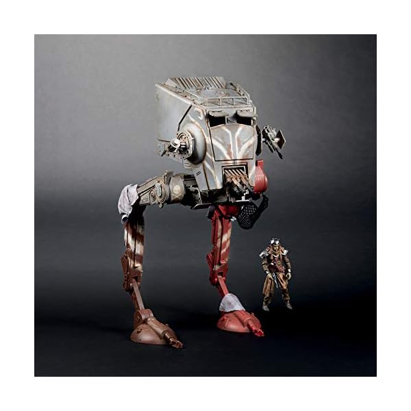 Star Wars The Vintage Collection The Mandalorian AT-ST Raider Toy Vehicle with Figure, Toys for Kids Ages 4 and Up