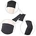2Pcs Qinlee Slimming Arm Sleeve Shaper Support Wrap Calories Off Slimming Arm Massage Lose Fat Buster Shaperwear Black