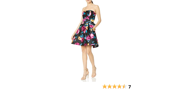 betsey johnson strapless dress