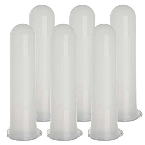 Clear heavy duty 140rd paintball pods - 6 pack