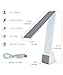 Lustrat LED Desk Lamp - Minimalistic Office Desk Lamp - Rechargeable Lamp with Bed, Study, and Work Desk Light Modes - Portable Table Desk Lamp for Back to School and Work from Home Set-up - Grey