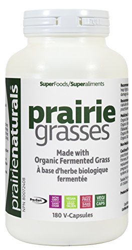 Prairie Naturals Organic Fermented Prairie Grasses V Caps, 180 Count