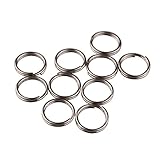TI-EDC Split Rings Titanium Small Key Rings Pack of 10 (14mm)