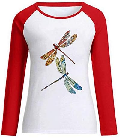 Women Casual Blouse Fashion Dragonfly 