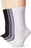 PEDS Women's Comfort At Work Dress Socks, 6 Pairs