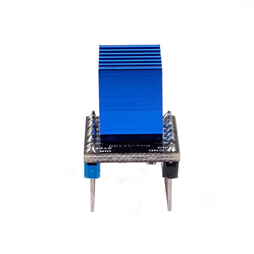 Upgrade Stepper Motor Driver Heatsink, FYSETC 3D Printer Parts Driver Heat Sink Aluminum Heatsinks Cooling Fin Drivers for Raspberry Pi LV8729 A4988 DRV8825 TMC2208 TMC2100 TMC2130 Driver-10 Pcs, Blue