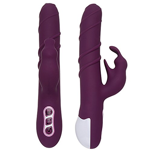 Sexygame Rabbit Purple Vibrator Rechargeable 7-frequency G-spot Personal Massagers Female Adult Sex Toys