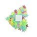 Pack of 200 Luminous Stars Glow in The Dark Fluorescent Noctilucent Plastic Wall Stickers Decals for Home Ceiling Wall Decorate Baby Kids Gift Nursery Room by BeautyMood (3.8cm)
