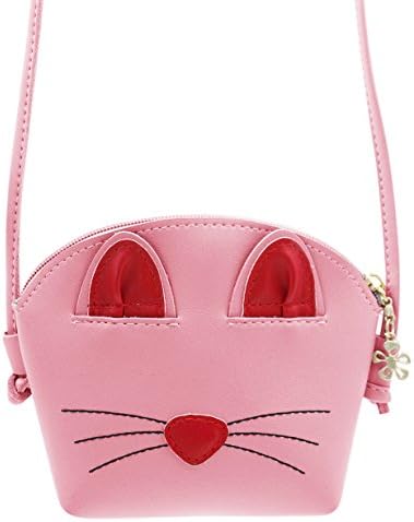 Bags us Fashion Cute Cat Bowknot Single Shoulder Bag Coin Purse Small Crossbody Satchel handbags Wallet for Kids Girls(5.4X4.5in)