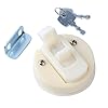 Amarine-made-White-2-Flush-Pull-Slam-Latch-for-Boat-Deck-Hatch-14-Door-Locking-Style