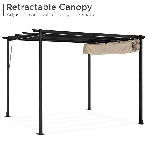 image for Best Choice Products 10x10ft Extra-Large Outdoor Pergola Shelter for B