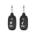 ammoon UHF Guitar Wireless System Transmitter Receiver Built-in Rechargeable Lithium Battery Max. 50M Transmission Range for Electric Guitar Bass