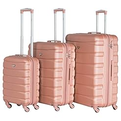 Alternative view of Flight Knight Set of 3 Lightweight 4 Wheel ABS Hard Case Suitcases Cabin & Hold Luggage Options Approved for Over 100 Airlines Including easyJet, British Airways, Ryanair, Jet2 & Many More