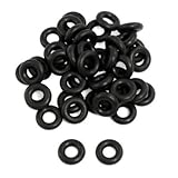 Uxcell a12040200ux0508 50 x Black Nitrile Rubber O Ring Grommets Seal Washer 5mm x 11mm x 3mm Rubber (Pack of 50)