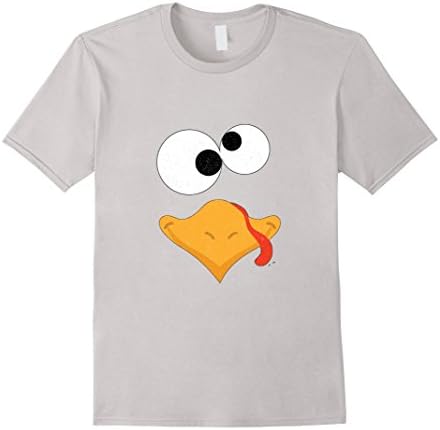Mens Crazy Turkey Shirt For Men Women &amp; Kids Thanksgiving! 3XL Silver