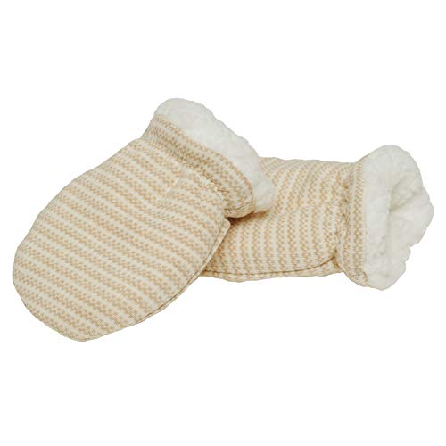Paladoo Baby Mittens Sherpa Lined Fleece 0-24 Months Winter (0-6 Mouths 2 Pairs)