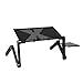 MallMall Adjustable Notebook Computer Stand Laptop Desk Portable Home Use Executive Office Assembled Folding Table Light Weight Ergonomic TV Bed Lap Tray withh Mouse Pad (Computer Stand with Fan)thumb 3