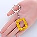 Blingsoul Friends Keychain TV Show - Friends Merchandise Yellow Peephole Picture Frame Halloween Gifts