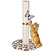 pedy Cat Scratching Post, Cat Carpet Scratching Post with Hanging Butterfly Toy for Kitty Small Cats