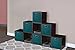 Niche Cubo Foldable Fabric Storage Bins, Teal, Set of 6