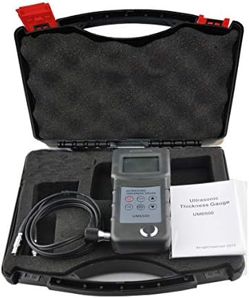 CNYST Ultrasonic Thickness Gauge Tester for Materials Like Steel Aluminum Cast Iron with Thickness Range 1.0 to 245mm in Steel
