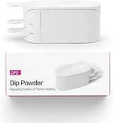 AONOLOVO Nail Dip Powder Tray Recycling Tool White French Manicure Mold view 5