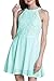 Manydress Women's Halter Neck Fit and Flare Party Cocktail Dress