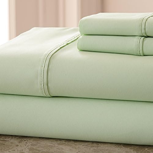 800 Thread Count Cotton Rich SOLID Hotel NY - Highest Quality, Queen Sage Bedsheets