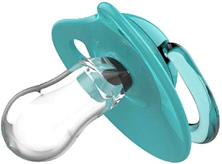 Ultra Light Silicone Soothers with Self Sterilising case + Cover Green,White,Red by Martma (Red Orthodontic)