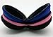 Bluecell Black/Blue/Pink Earphone in-ear Hard Case/Bag Pack of 3