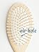 Wooden Bristle Hair Brush, Model BWW, All Hair Types, Beech Wood Handle, Rounded Wood Pins, Anti-Static, Made in Germany, Premium Quality Hairbrush, by Desert Breeze Distributing