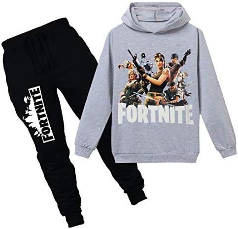 Tungly 3D Kid's Leisure Suit Long Sleeve Hoodie for Child Hooded Sweatshirts Pants