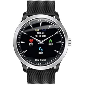 Amazon.com: Semoic Br4 ECG PPG Smart Watch Men with ...