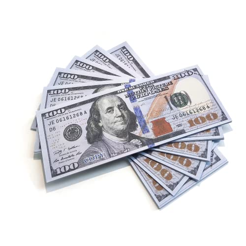 Movie Prop Money 100 Dollar Bills, Realistic Copy Money Full Print